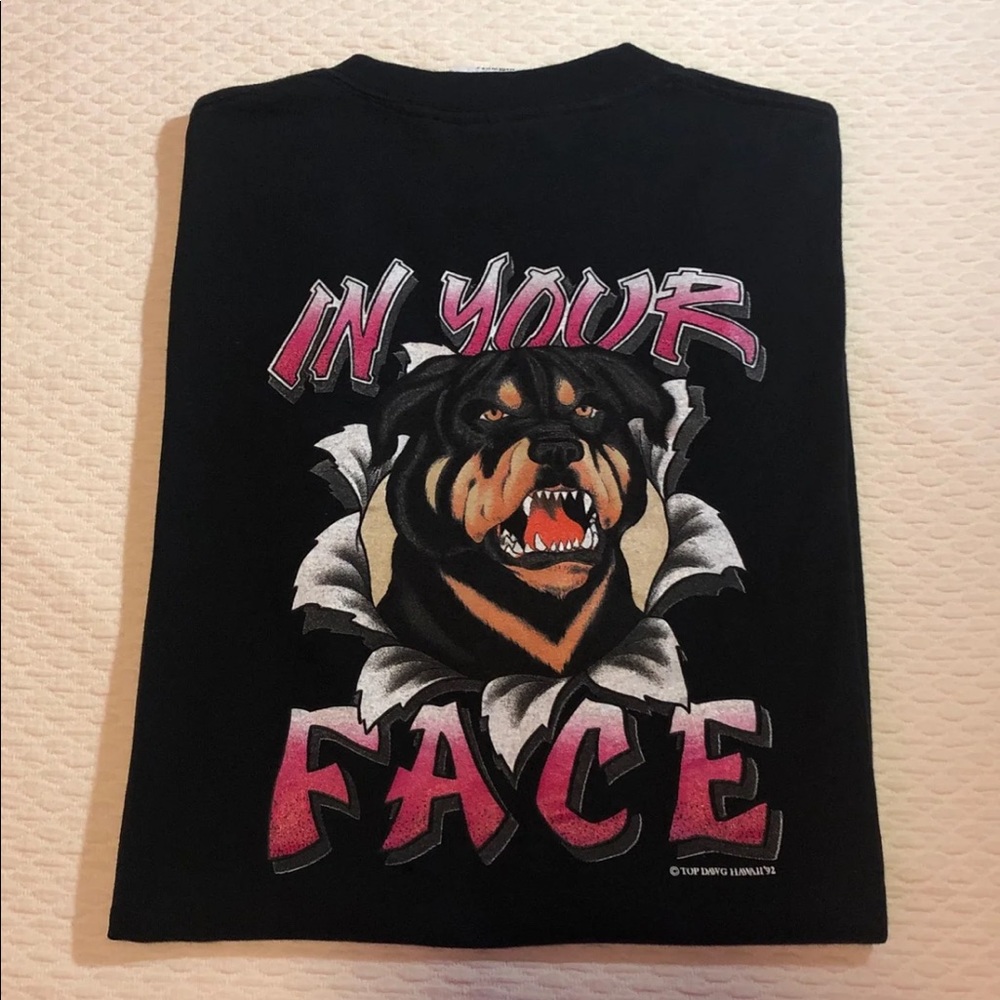 Vintage 90s Top Dawg Hawaii XXL T Shirt